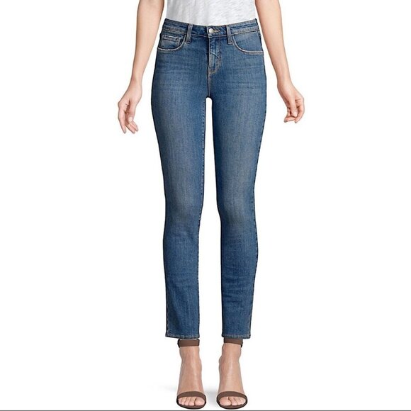 L’AGENCE Tilly Slim Straight Raw Hem Premier Jeans - Picture 1 of 16